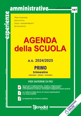 Agenda della scuola - primo trimestre 2024/2025