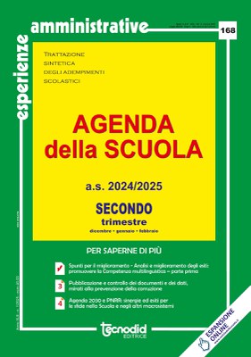 Agenda della scuola - secondo trimestre 2024/2025