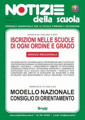 Notizie della scuola n. 7 del 1/15 dicembre 2024