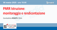 StartDirigenza: PNRR Istruzione: monitoraggio e rendicontazione